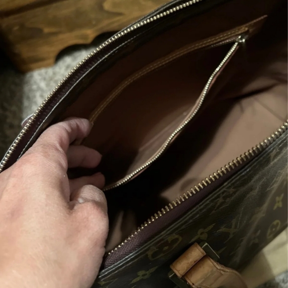 LV monogram Authentic Cabas Mezzo Large - Picture 9 of 12